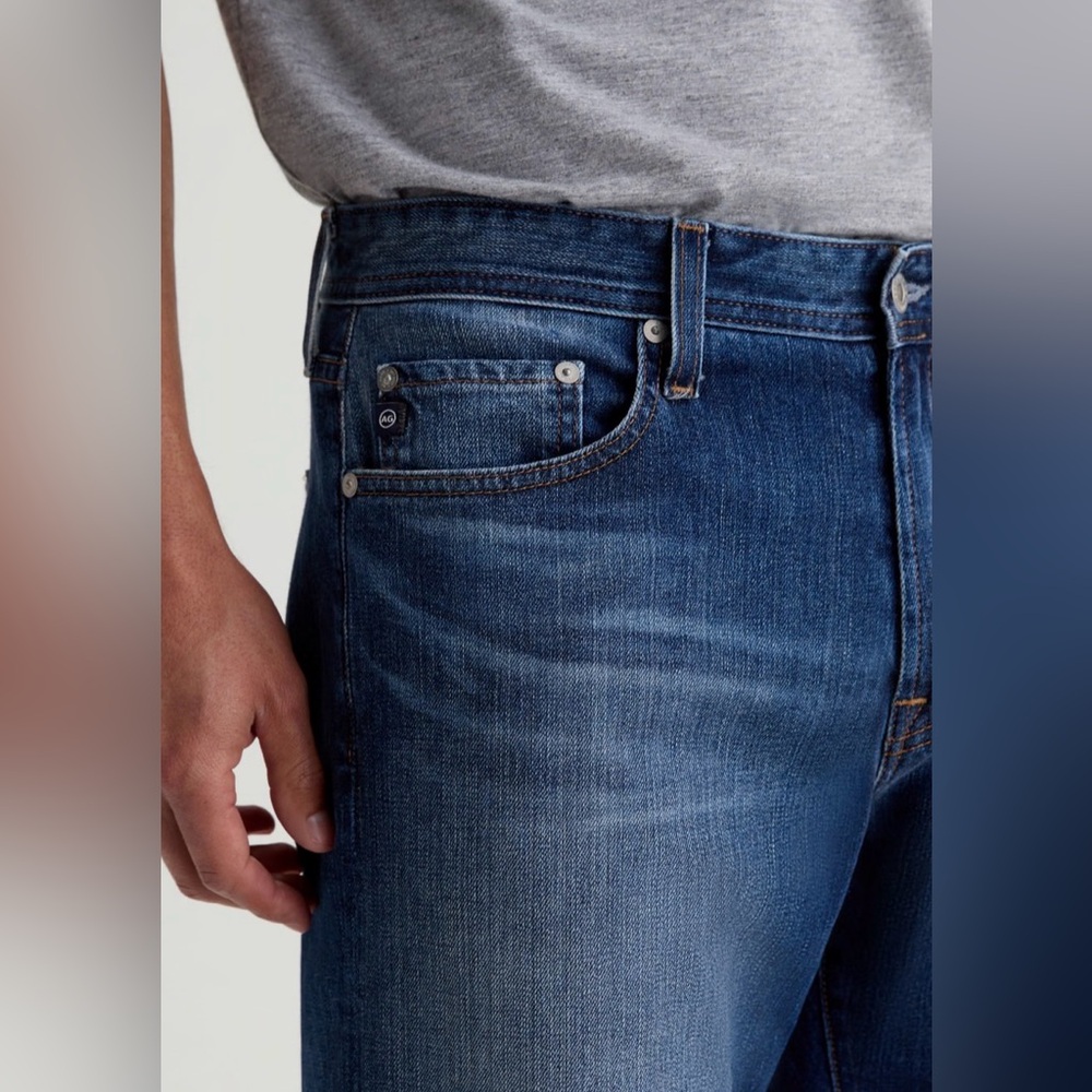 AG Adriano Goldschmied Jeans 42x34 The Protege Straight Leg Blue Stretch 43x34 - Picture 1 of 11